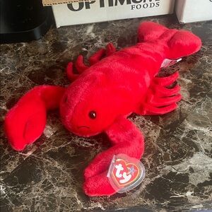 Ty Vibrant Red Lobster Plush